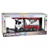 LEAN TOYS Fernbedienung Krankenwagen RC Beweglicher Drehkran 1:14