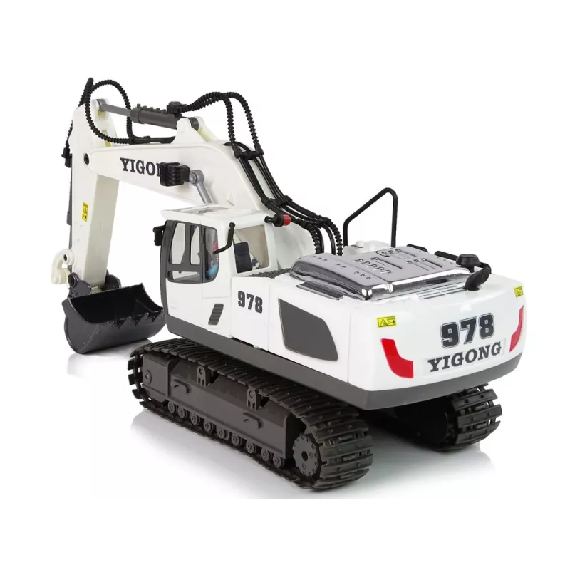 LEAN TOYS ferngesteuerter Bagger mit Raupenketten 2,4 GHz Pilot