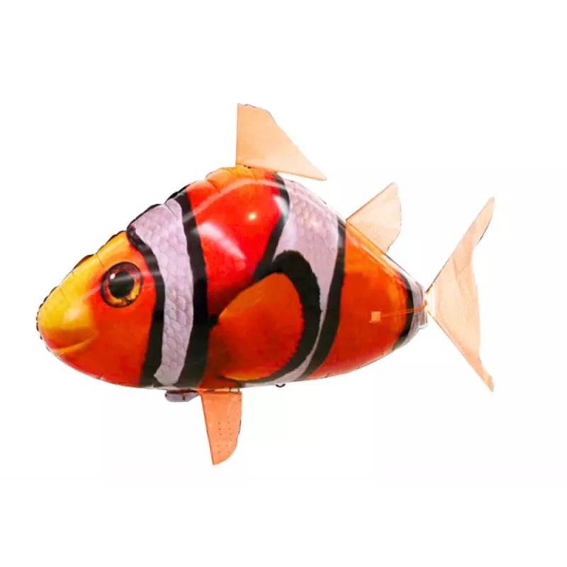 LEAN TOYS ferngesteuerter Fisch R/C Clownfisch orangefarbener Flugballon
