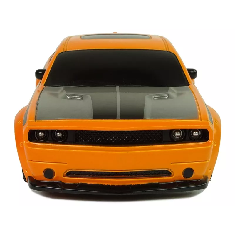 LEAN TOYS Remote Controlled Sports Car 1:24 Racing Orange 27 MHz Pilot