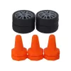 LEAN TOYS ferngesteuerter Sportwagen R/C 1:24 Schwarz, austauschbare Räder