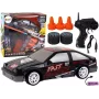 LEAN TOYS ferngesteuerter Sportwagen R/C 1:24 Schwarz, austauschbare Räder