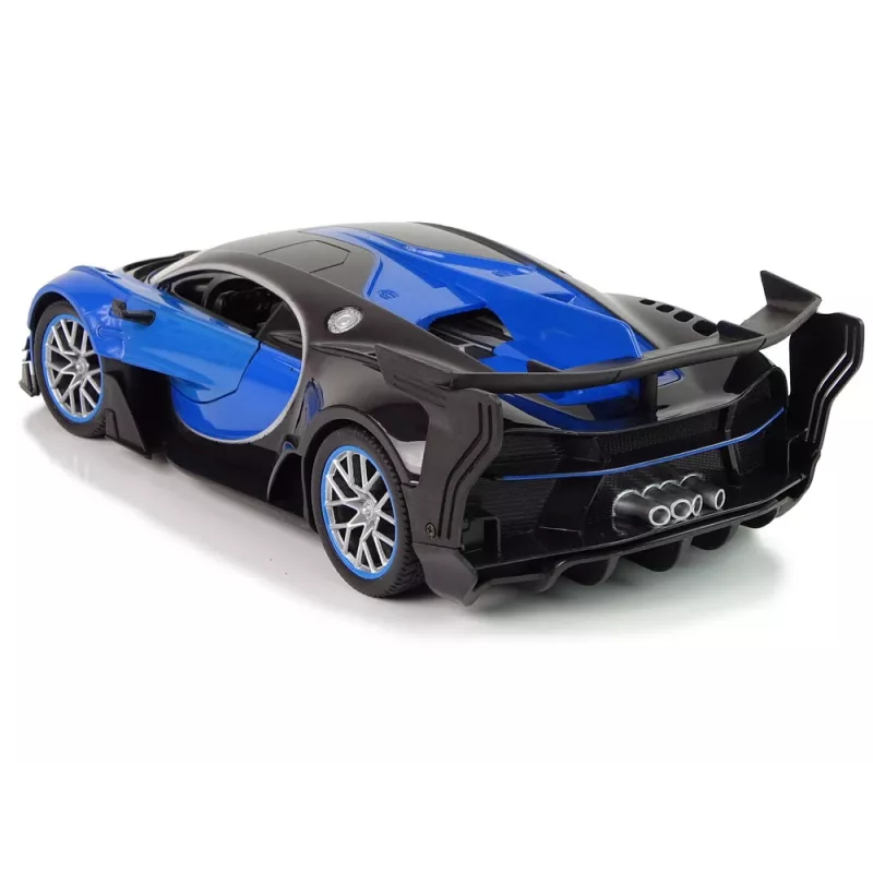 LEAN TOYS ferngesteuerter Sportwagen mit LED-Frontscheinwerfern und R/C-Fernbedienung
