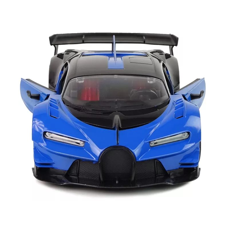 LEAN TOYS ferngesteuerter Sportwagen mit LED-Frontscheinwerfern und R/C-Fernbedienung
