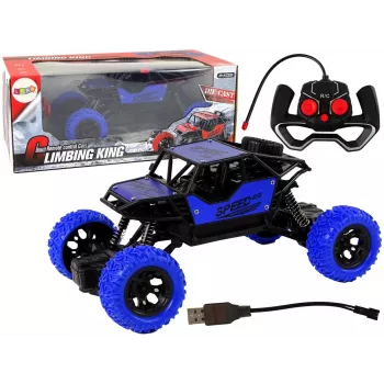 LEAN TOYS Geländewagen ferngesteuert R/C 1:18 Blau