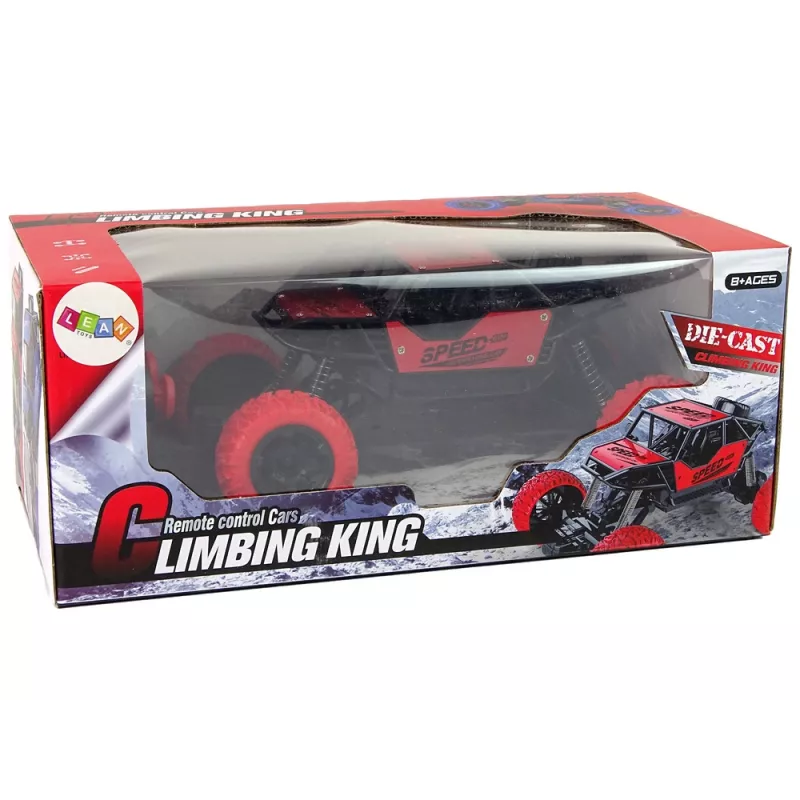LEAN TOYS Ferngesteuertes Geländefahrzeug R/C 1:18 Rot
