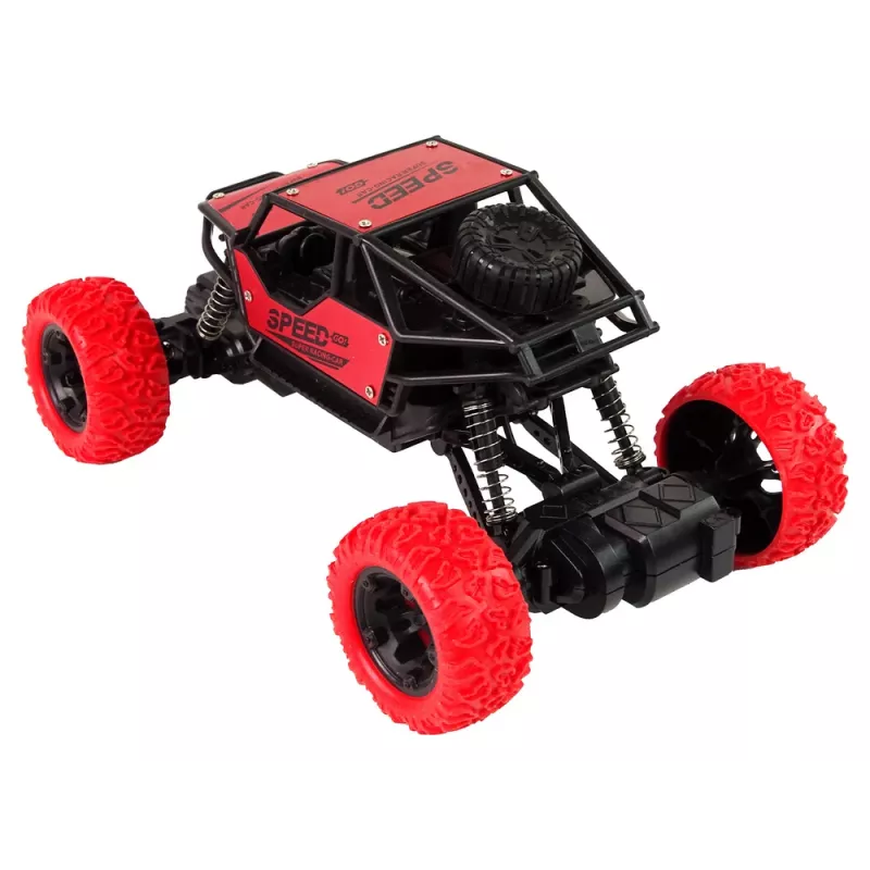 LEAN TOYS Ferngesteuertes Geländefahrzeug R/C 1:18 Rot
