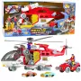 LEAN TOYS Rettungshubschrauber Multifunktions-Zubehör mit Licht- und Soundeffekten