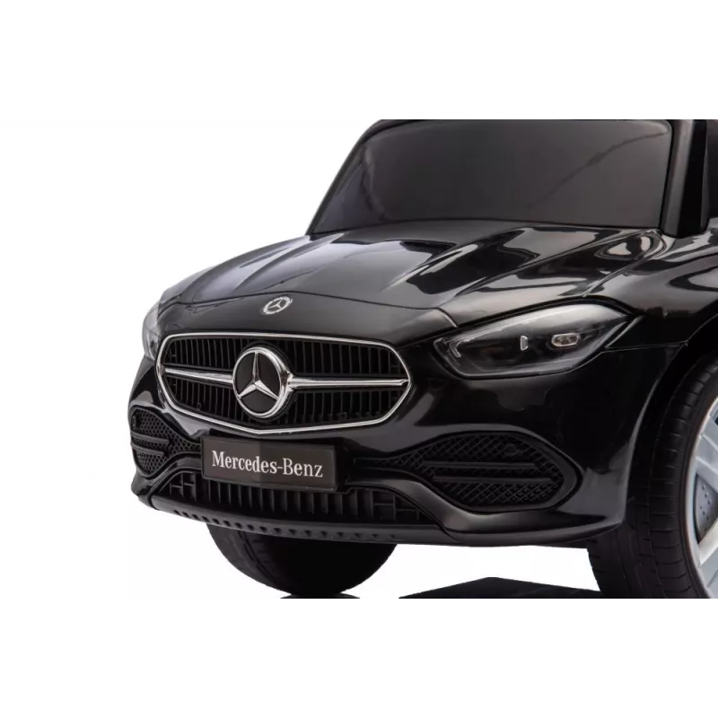 LEAN TOYS Ride-on mit Schiebestange Mercedes 3in1 Schwarz