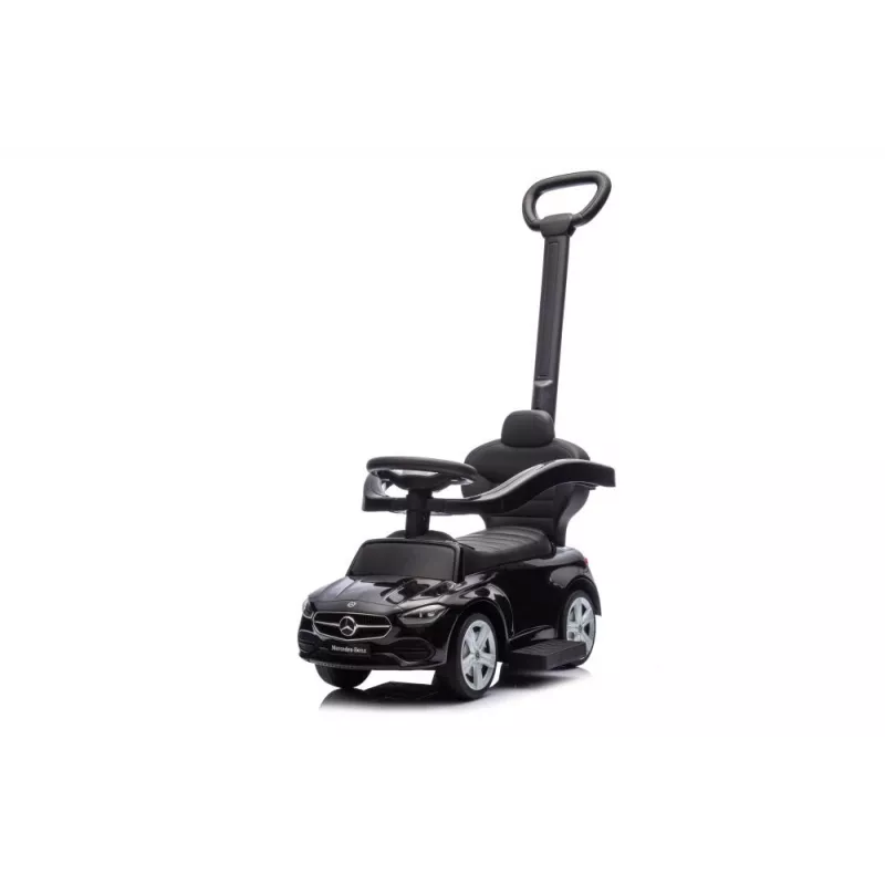 LEAN TOYS Ride-on mit Schiebestange Mercedes 3in1 Schwarz