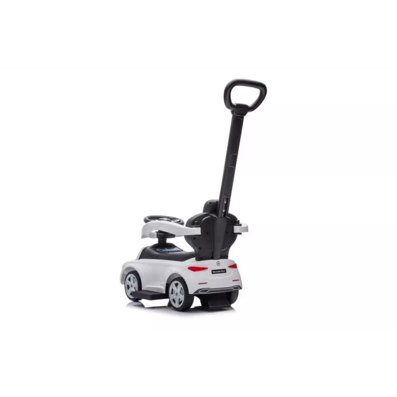 LEAN TOYS Ride-on mit Schiebestange Mercedes 3in1 Weiß