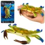 LEAN TOYS Gummikrabbe Figur dehnbar realistisch Meerestier 19cm