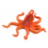LEAN TOYS Gummi-Oktopus-Figur dehnbar realistisches Meerestier 12cm