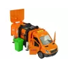 LEAN TOYS Müllwagen mit Reibungsantrieb und Soundeffekten Orange