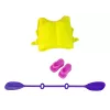 LEAN TOYS Set Puppenzubehör Kayak Pink