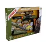 LEAN TOYS Set Militärpistole Gewehr Messer Medaille Zielfernrohr