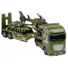 LEAN TOYS Set Militärpanzer Reibungsantrieb Hubschrauber LKW