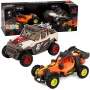 LEAN TOYS Set aus Geländewagen mit Licht und Sound, 2 Stück