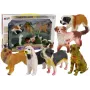 LEAN TOYS Set Hunde Figuren Hunderassen 6 Elemente