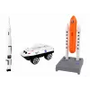 LEAN TOYS Figuren-Set Space Truck Rocket 15-tlg.
