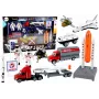 LEAN TOYS Figuren-Set Space Truck Rocket 15-tlg.