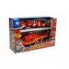 LEAN TOYS Set Feuerwehrfahrzeuge Hubschrauber Motor Licht Geräusche