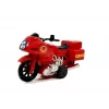 LEAN TOYS Set Feuerwehrfahrzeuge Hubschrauber Motor Licht Geräusche