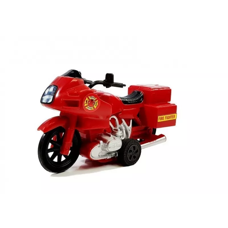 LEAN TOYS Set Feuerwehrfahrzeuge Hubschrauber Motor Licht Geräusche
