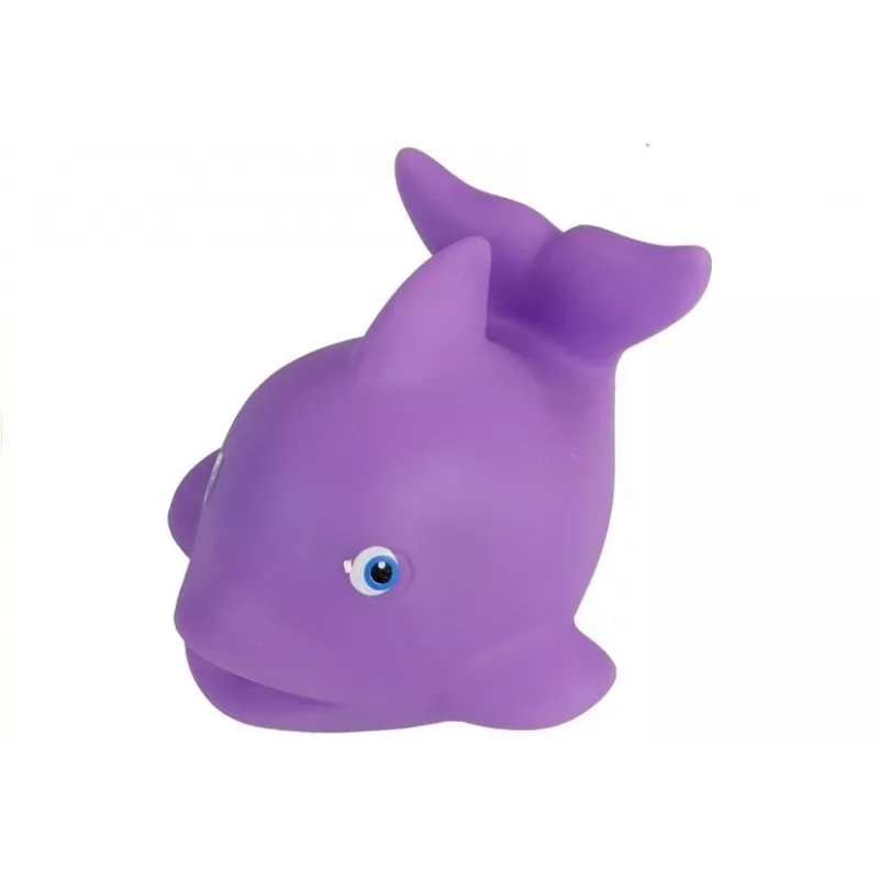 LEAN TOYS Set Meerestiere zum Baden, Gummi-Fisch-Sieb, 12 Teile