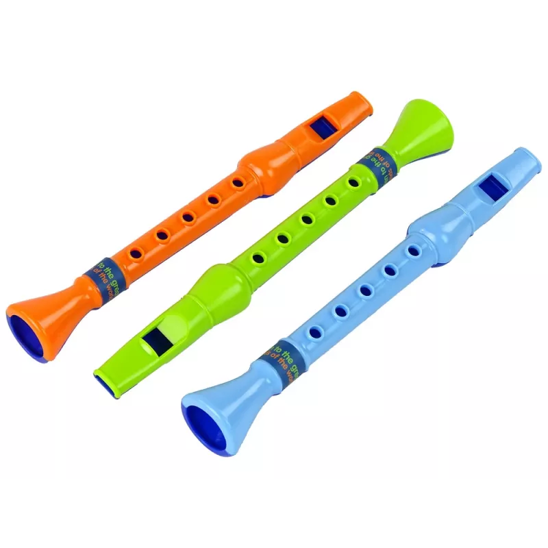 LEAN TOYS Set of Three Flutes for Children Animals