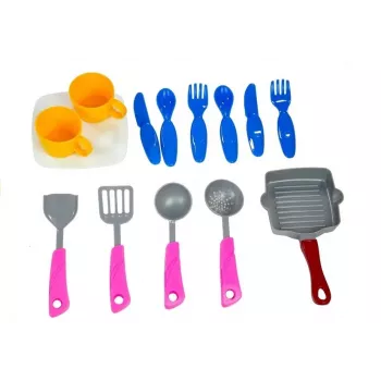 LEAN TOYS Spülbecken Küchenspüle mit Zubehör
