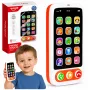 LEAN TOYS Smartphone Interaktives Lernspielzeug für Kinder mit Geräuschen und Lichtern