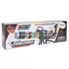 LEAN TOYS Scharfschützengewehr mit Ständer, Licht, Sound & Vibration – Schwarzes elektronisches Spielzeuggewehr