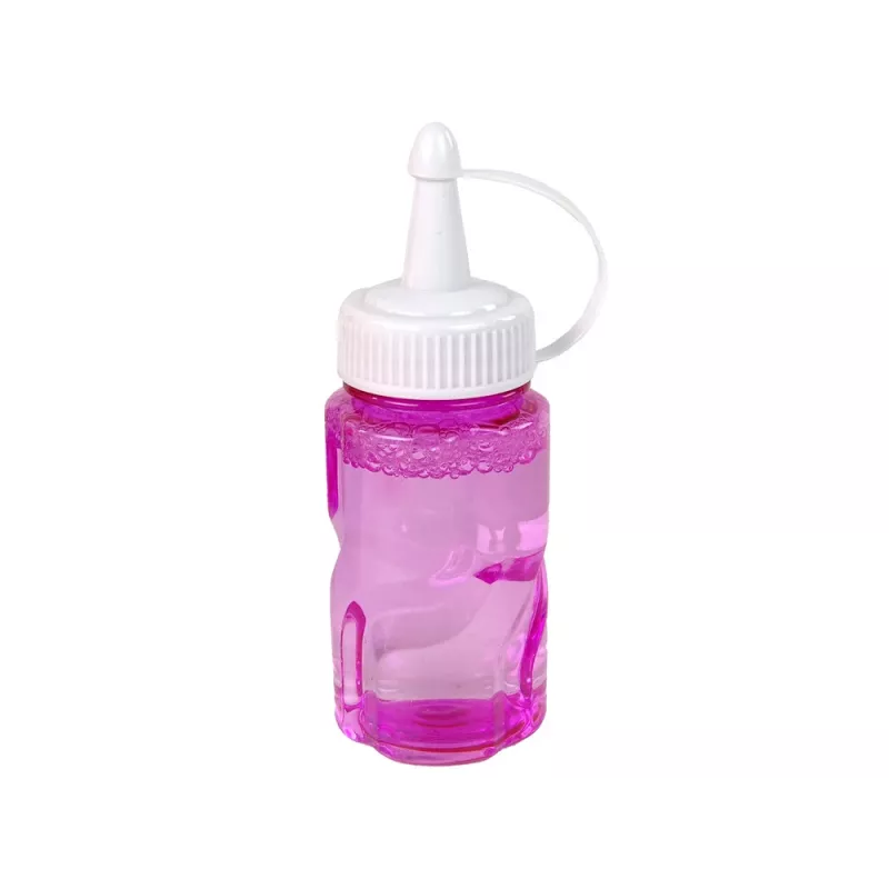 LEAN TOYS Seifenblasen-Lokomotive mit Licht und Sound, blau