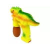 LEAN TOYS Seifenblasen Dinosaurier Bubble Liquid Ei Gelb