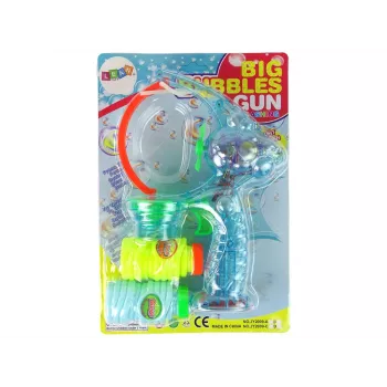 LEAN TOYS Seifenblasenpistole 24cm Licht & Sound