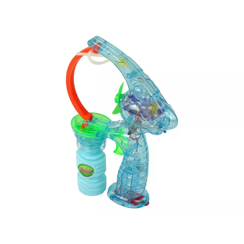 LEAN TOYS Seifenblasenpistole 24cm Licht & Sound