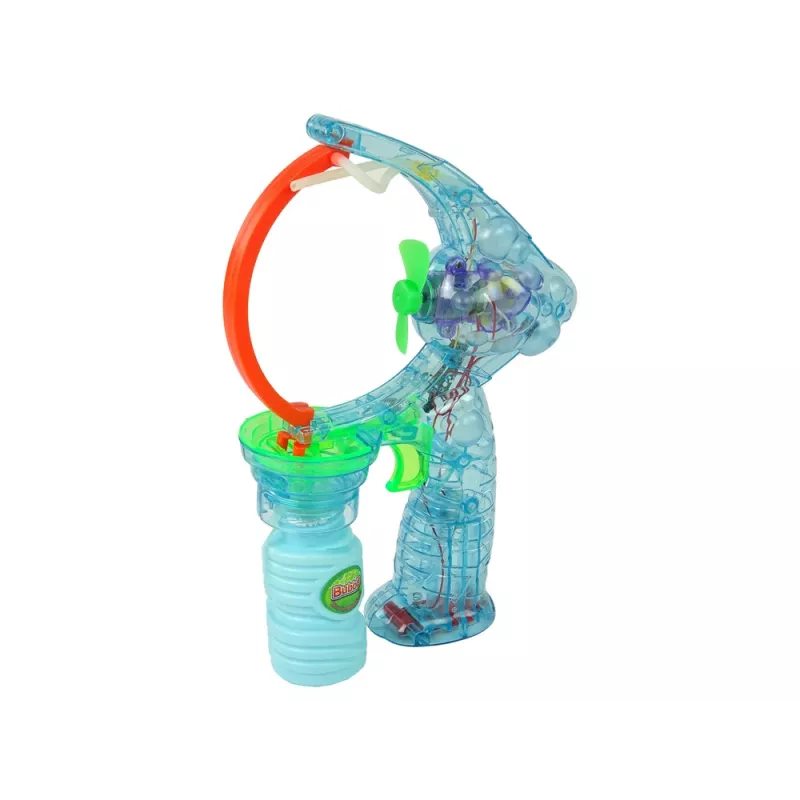 LEAN TOYS Seifenblasenpistole 24cm Licht & Sound