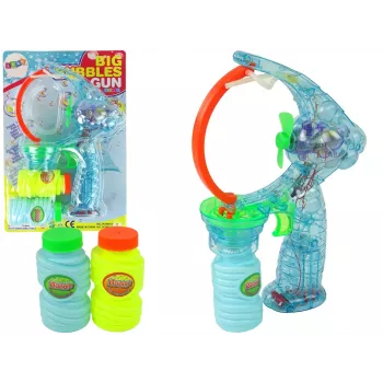 LEAN TOYS Seifenblasenpistole 24cm Licht & Sound