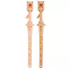 LEAN TOYS Seifenblasen Großer ausziehbarer Stab Capybara 49,5 cm 100 ml