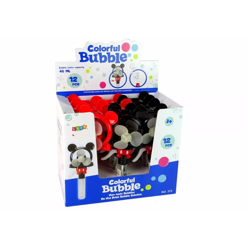 LEAN TOYS Seifenblasen-Windmühle Mickey Mouse