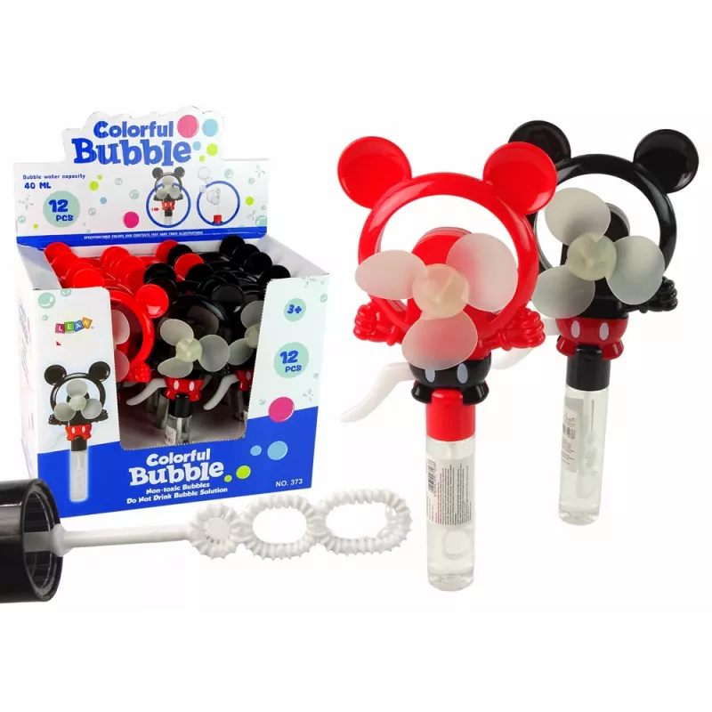 LEAN TOYS Seifenblasen-Windmühle Mickey Mouse
