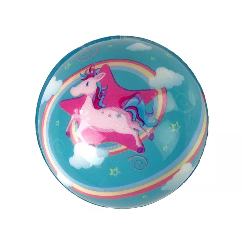 LEAN TOYS Weicher Regenbogen-Sensorikball für Babys 8 cm Durchmesser