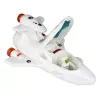 LEAN TOYS Space Mission Cosmos 4 Elemente Spielset – Rakete, Astronaut, Rover & Flagge (4 Teile, ab 3 Jahren)