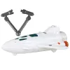 LEAN TOYS Space Mission Cosmos 4 Elemente Spielset – Rakete, Astronaut, Rover & Flagge (4 Teile, ab 3 Jahren)