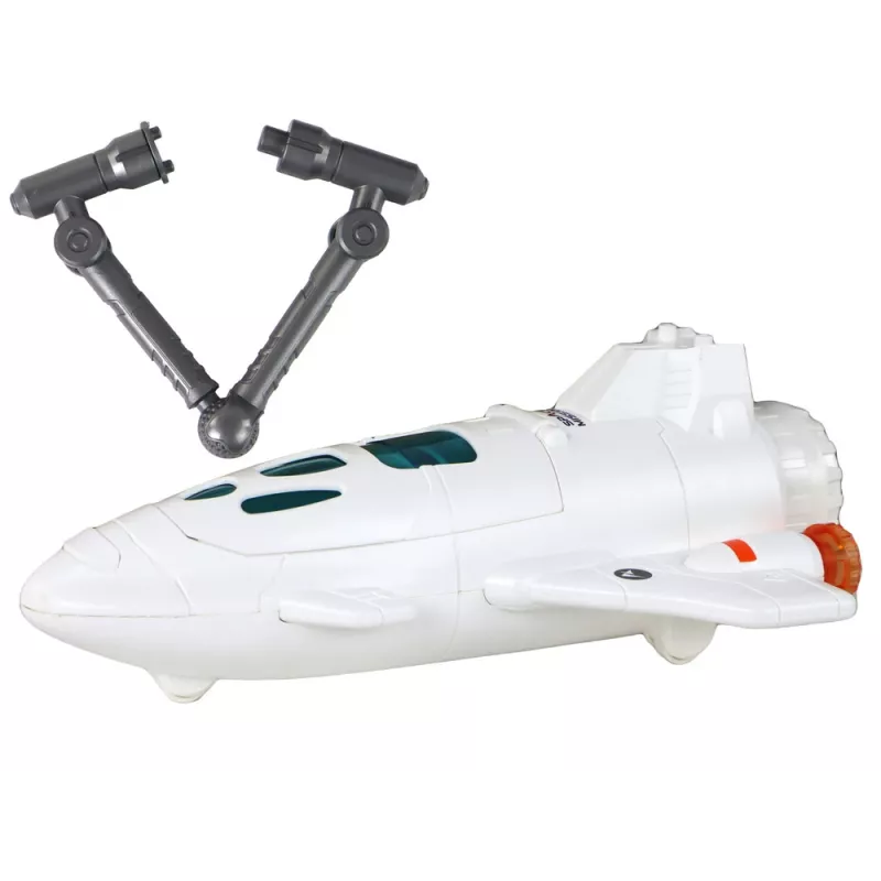 LEAN TOYS Space Mission Cosmos 4 Elemente Spielset – Rakete, Astronaut, Rover & Flagge (4 Teile, ab 3 Jahren)