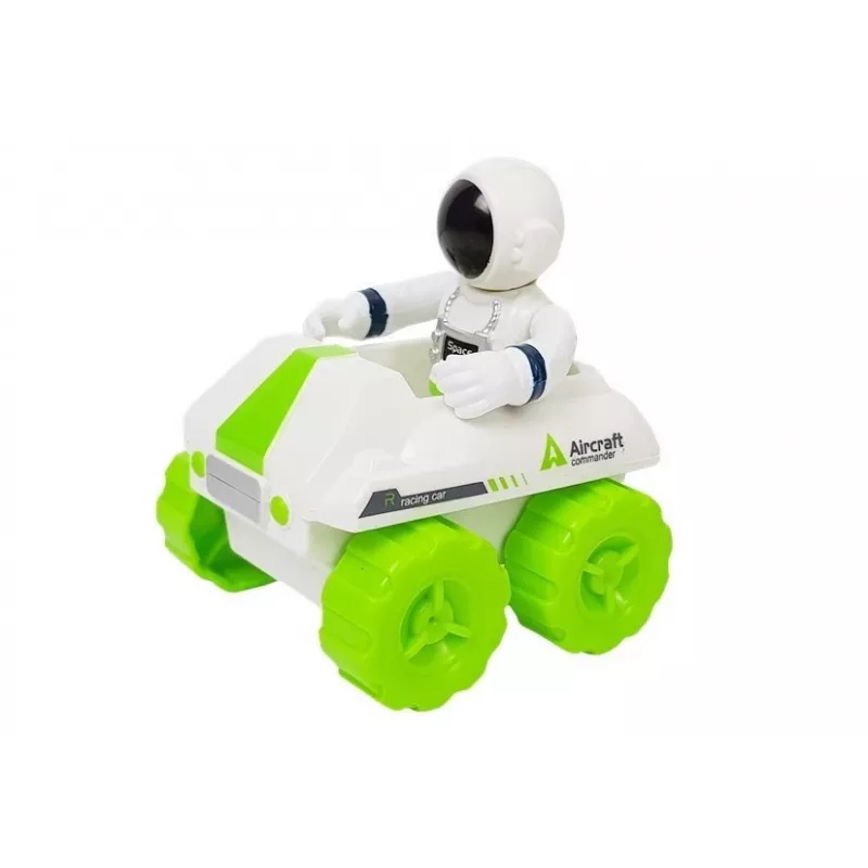 LEAN TOYS Space Rocket Astronom Cosmos Light & Sound – Batteriebetriebene elektronische Spielzeugrakete mit Astronautenfigur (3x AA)