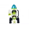 LEAN TOYS Space Rocket Astronom Cosmos Light & Sound – Batteriebetriebene elektronische Spielzeugrakete mit Astronautenfigur (3x AA)