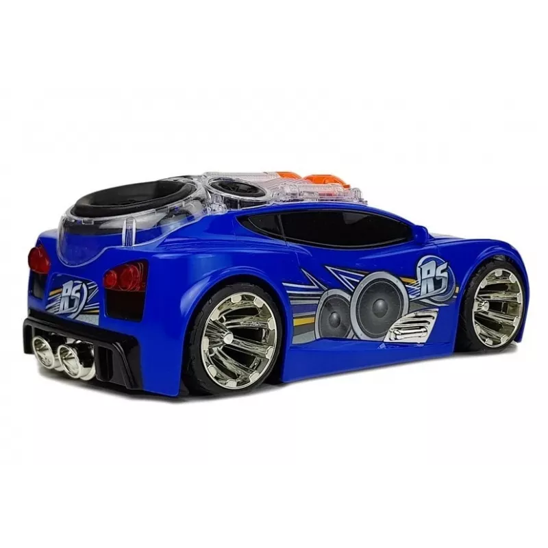 LEAN TOYS Sports Auto DJ mit Dachlautsprechern, Musik, Lichtern
