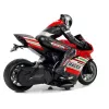 LEAN TOYS Sports Motorcycle 2.4G Remote Controlled Racer Range 35m Red